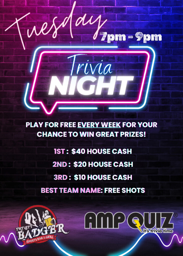 Tuesday Trivia Night